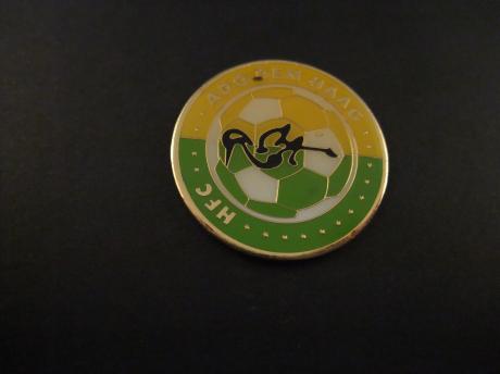 HFC ADO Den Haag voetbalclub logo ooievaar, klein model